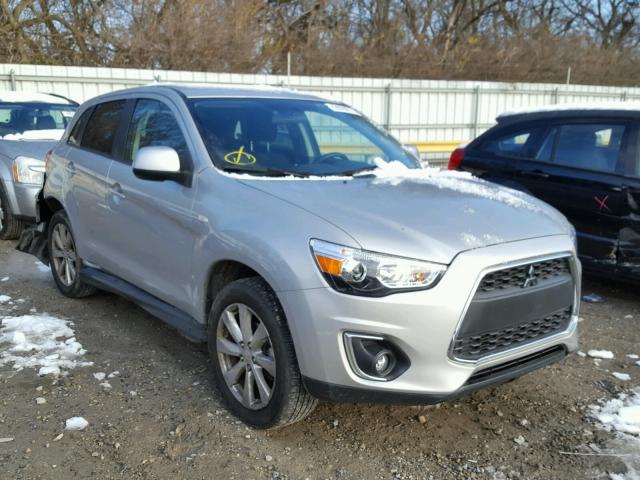 4A4AR3AW3FE060485 - 2015 MITSUBISHI OUTLANDER SILVER photo 1