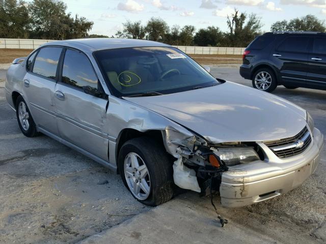 2G1WF52E959306098 - 2005 CHEVROLET IMPALA SILVER photo 1