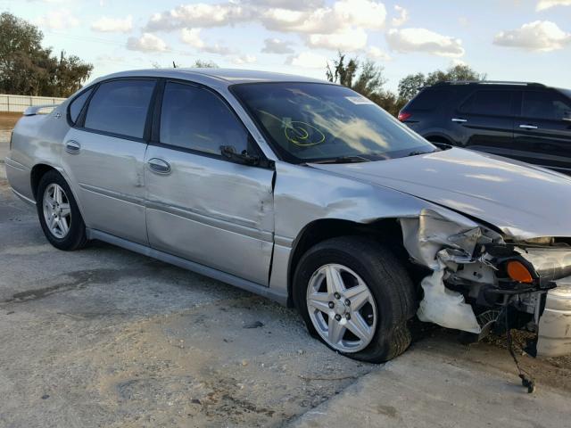 2G1WF52E959306098 - 2005 CHEVROLET IMPALA SILVER photo 9