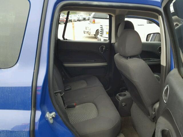 3GNCA13D58S665020 - 2008 CHEVROLET HHR LS BLUE photo 6
