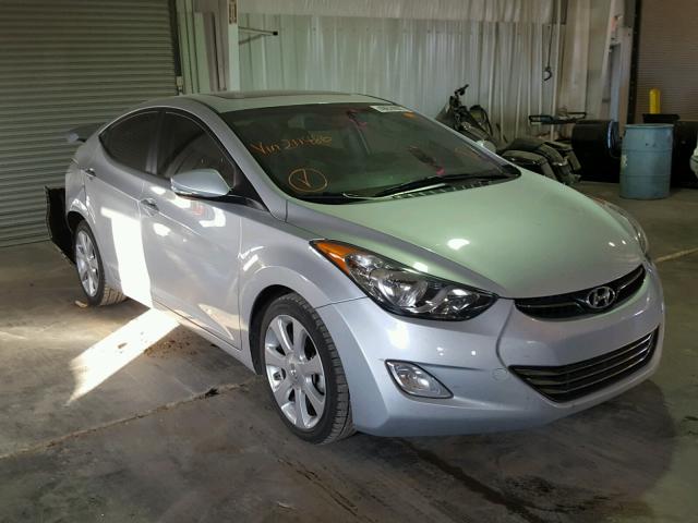 5NPDH4AE3DH211486 - 2013 HYUNDAI ELANTRA GL SILVER photo 1