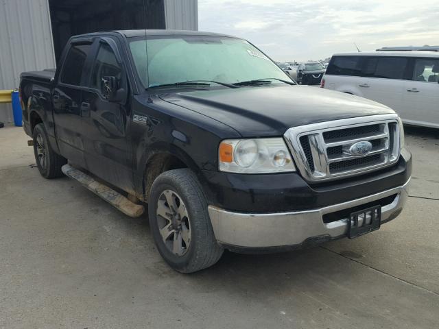 1FTRW12W88FA60873 - 2008 FORD F150 SUPER BLACK photo 1