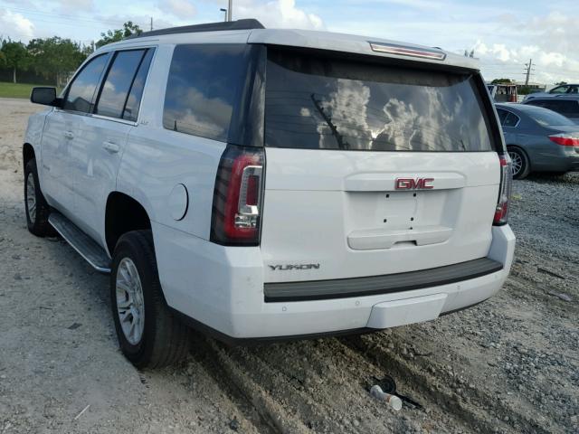 1GKS2BKC9HR113513 - 2017 GMC YUKON SLT WHITE photo 3