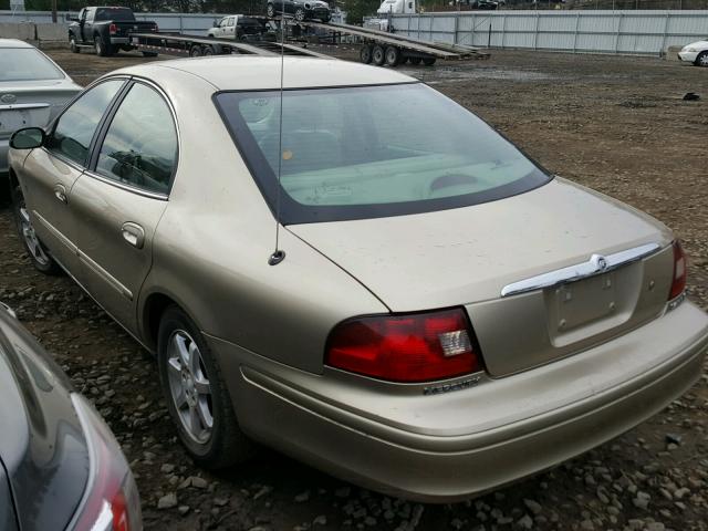 1MEFM55S61G614693 - 2001 MERCURY SABLE LS P GOLD photo 3