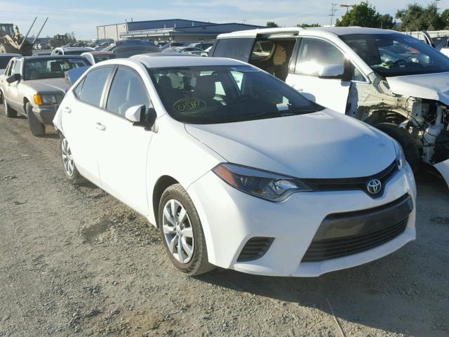 5YFBURHE5GP428549 - 2016 TOYOTA COROLLA L WHITE photo 1