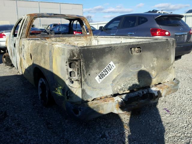 1FTRF12245NA92802 - 2005 FORD F150 BURN photo 3