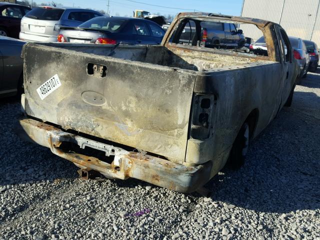 1FTRF12245NA92802 - 2005 FORD F150 BURN photo 4