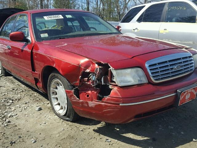 2FAFP74W01X194051 - 2001 FORD CROWN VICT RED photo 9