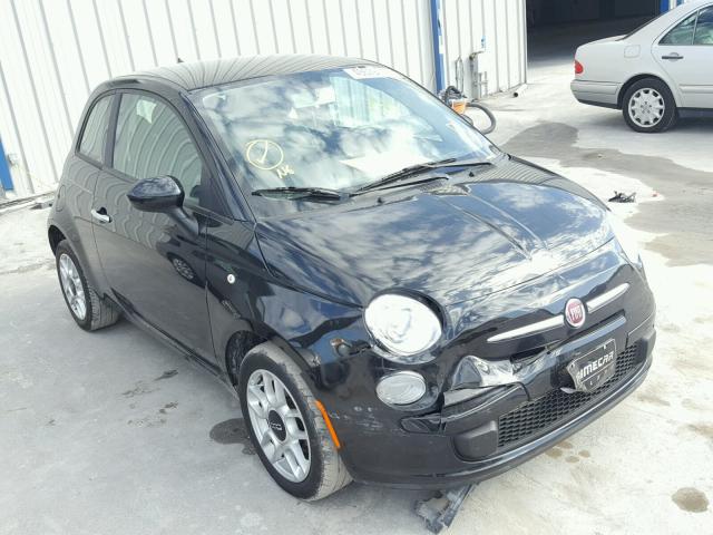 3C3CFFAR8DT548594 - 2013 FIAT 500 POP BLACK photo 1