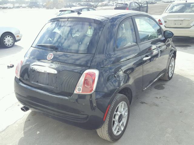 3C3CFFAR8DT548594 - 2013 FIAT 500 POP BLACK photo 4