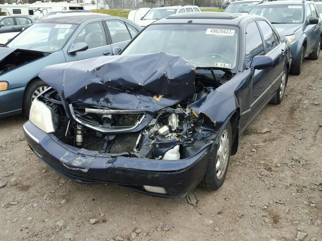 JH4KA9652XC005107 - 1999 ACURA 3.5RL BLUE photo 2