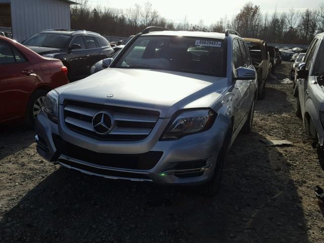 WDCGG5HB3DG019226 - 2013 MERCEDES-BENZ GLK 350 BLUE photo 2