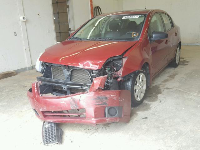 3N1AB61E37L667088 - 2007 NISSAN SENTRA 2.0 MAROON photo 2