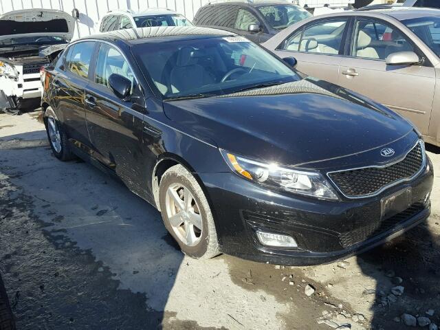 KNAGM4A78F5664822 - 2015 KIA OPTIMA LX BLACK photo 1