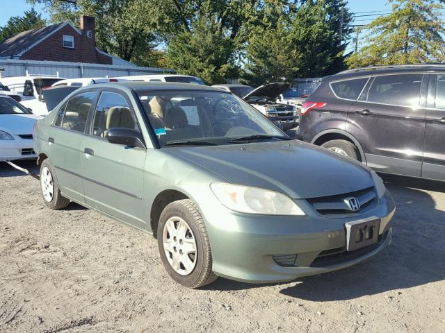 2HGES16334H547774 - 2004 HONDA CIVIC DX V GREEN photo 1