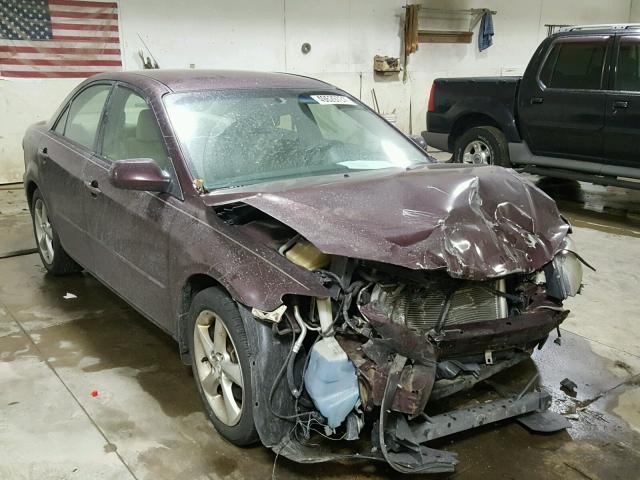 1YVHP80D665M29066 - 2006 MAZDA 6 S BURGUNDY photo 1