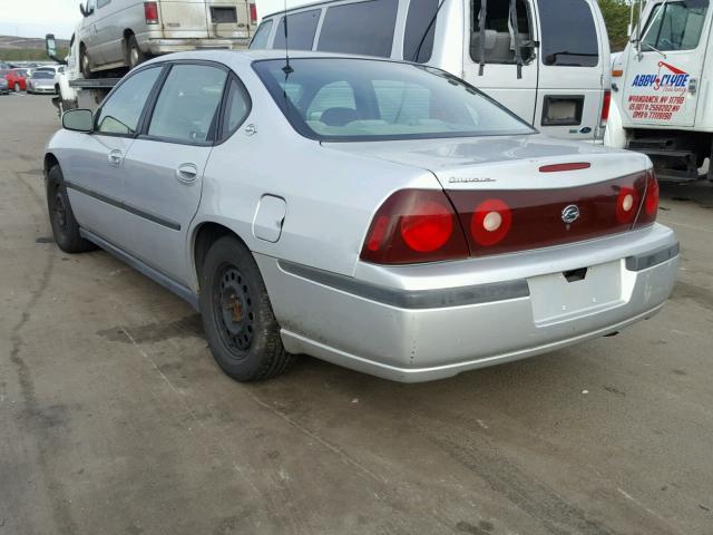 2G1WF55E419110866 - 2001 CHEVROLET IMPALA SILVER photo 3