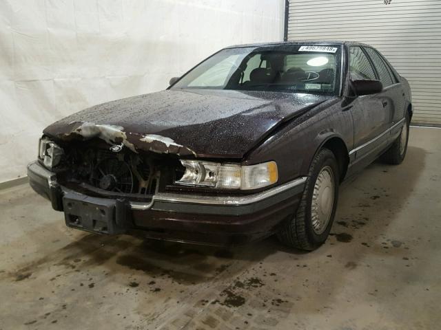 1G6KS52B5PU806856 - 1993 CADILLAC SEVILLE PURPLE photo 2