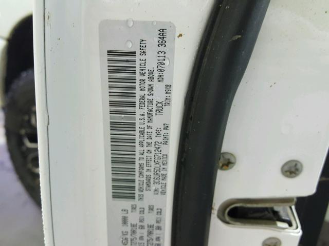 3C6UR5DLXFG712472 - 2015 RAM 2500 SLT 白色 照片 10