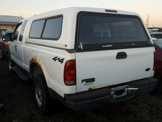 1FTNX21FX1EA98801 - 2001 FORD F250 SUPER WHITE photo 3