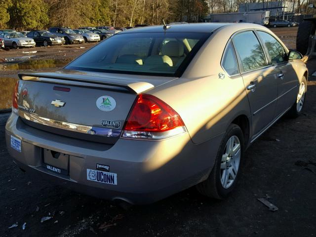 2G1WU58R179364354 - 2007 CHEVROLET IMPALA LTZ GOLD photo 4