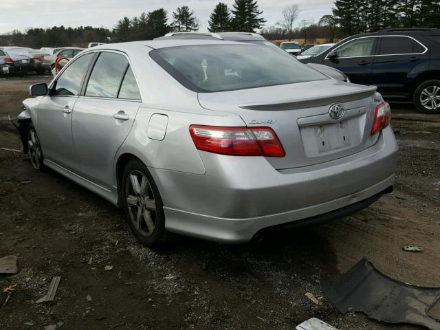 4T1BK46K19U078839 - 2009 TOYOTA CAMRY SE SILVER photo 3