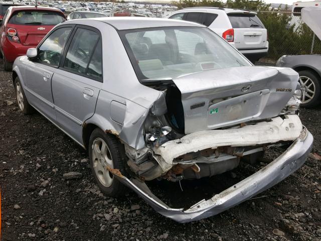 JM1BJ225010467477 - 2001 MAZDA PROTEGE LX SILVER photo 3