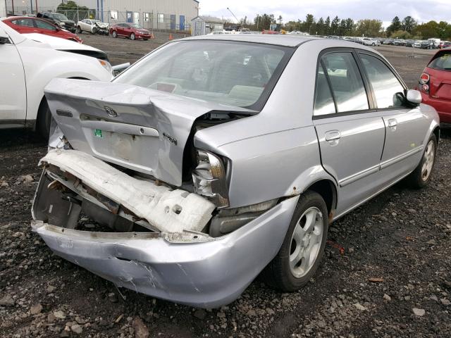 JM1BJ225010467477 - 2001 MAZDA PROTEGE LX SILVER photo 4