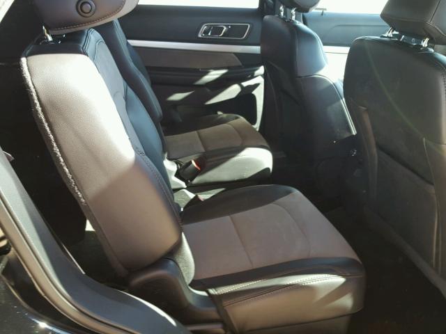 1FM5K7D84HGD86753 - 2017 FORD EXPLORER X BLACK photo 6