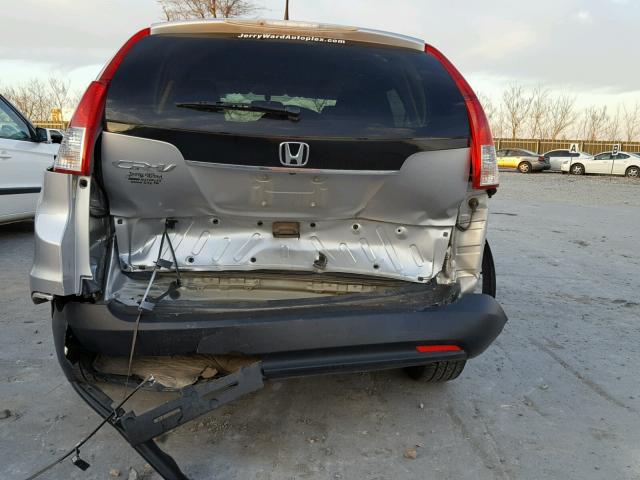 2HKRM3H50DH512993 - 2013 HONDA CR-V EX SILVER photo 9