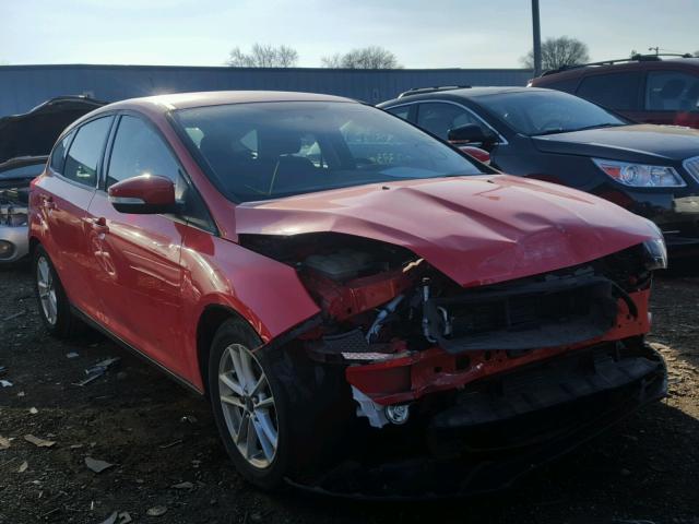 1FADP3K2XFL373217 - 2015 FORD FOCUS SE RED photo 1