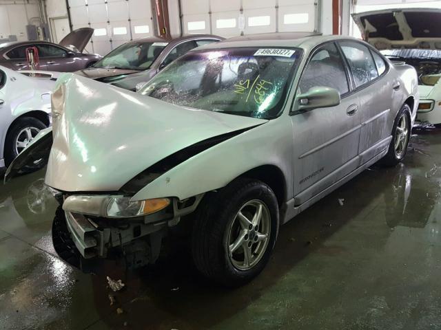 1G2WP52K5YF326844 - 2000 PONTIAC GRAND PRIX SILVER photo 2