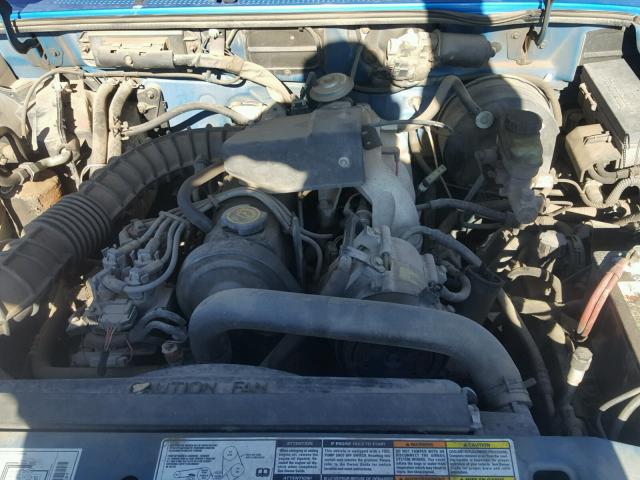 1FTYR10C1WUB39273 - 1998 FORD RANGER BLUE photo 7