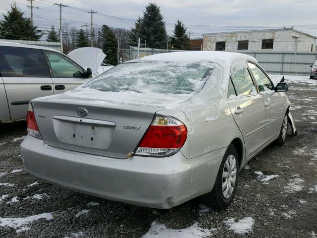 4T1BE32KX5U614723 - 2005 TOYOTA CAMRY LE SILVER photo 4