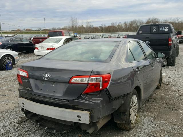 4T1BF1FK2EU804849 - 2014 TOYOTA CAMRY L GRAY photo 4