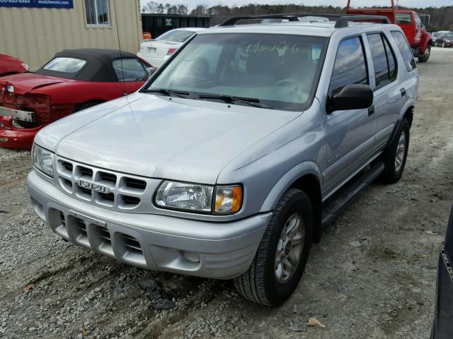 4S2CK58W424324579 - 2002 ISUZU RODEO S SILVER photo 2