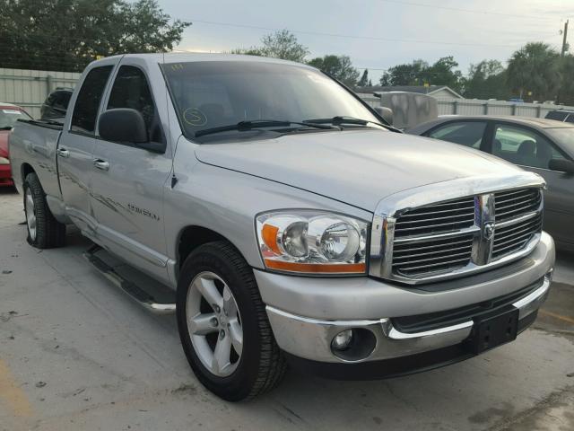 1D7HA18N06S613647 - 2006 DODGE RAM 1500 S SILVER photo 1