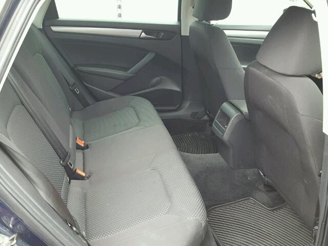1VWAH7A34CC023036 - 2012 VOLKSWAGEN PASSAT S BLUE photo 6