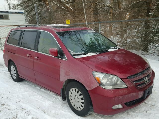 5FNRL388X6B050747 - 2006 HONDA ODYSSEY TO RED photo 1