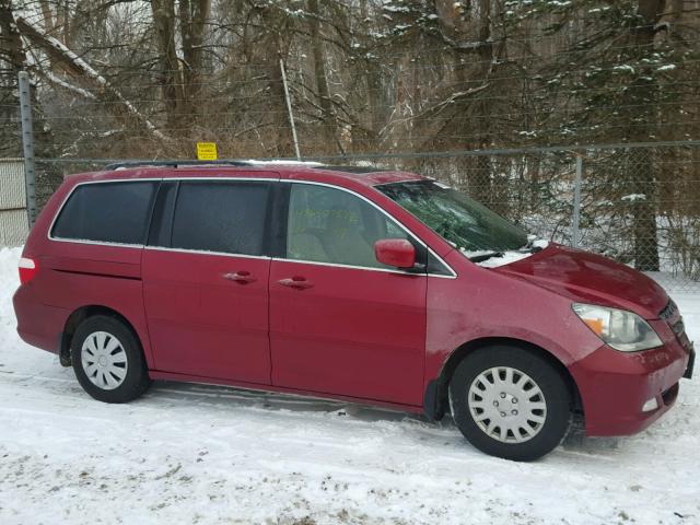 5FNRL388X6B050747 - 2006 HONDA ODYSSEY TO RED photo 9