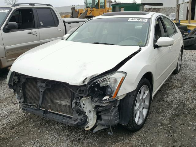 1N4BA41EX8C837894 - 2008 NISSAN MAXIMA SE WHITE photo 2