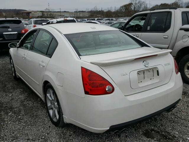 1N4BA41EX8C837894 - 2008 NISSAN MAXIMA SE WHITE photo 3