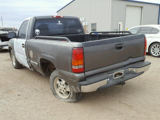 1GCEC14WXYZ306826 - 2000 CHEVROLET SILVERADO GRAY photo 3