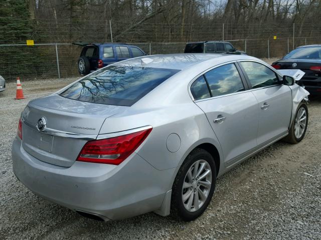 1G4GB5G30GF280821 - 2016 BUICK LACROSSE SILVER photo 4