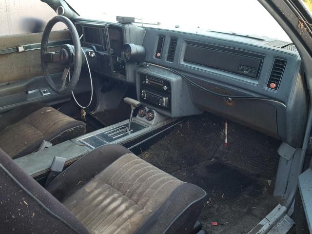 1G4GJ1179HP447308 - 1987 BUICK REGAL 黑色 照片 5