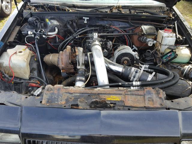 1G4GJ1179HP447308 - 1987 BUICK REGAL 黑色 照片 7