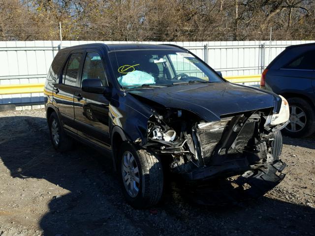 SHSRD78825U324082 - 2005 HONDA CR-V EX შავი ფოტო 1