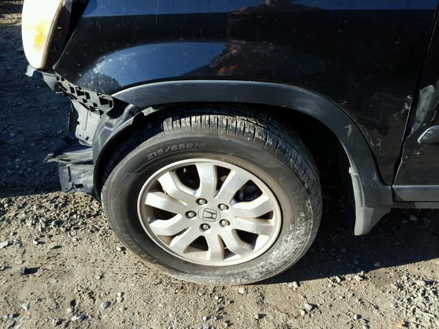 SHSRD78825U324082 - 2005 HONDA CR-V EX შავი ფოტო 9