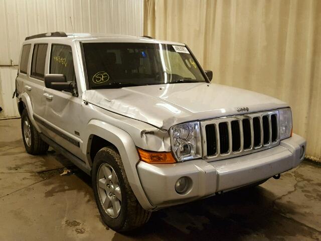 1J8HG48K77C621233 - 2007 JEEP COMMANDER SILVER photo 1