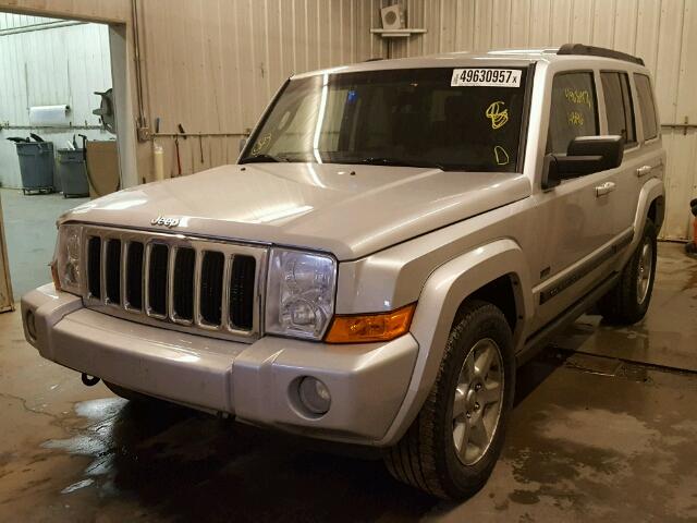 1J8HG48K77C621233 - 2007 JEEP COMMANDER SILVER photo 2